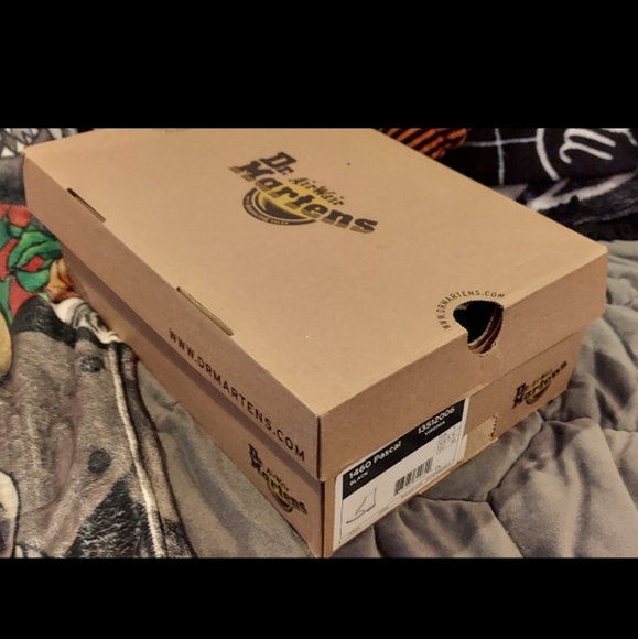 Doc Martin 1460 Pascal Black Leather Virgina US 9 UK 7 - Picture 5 of 7